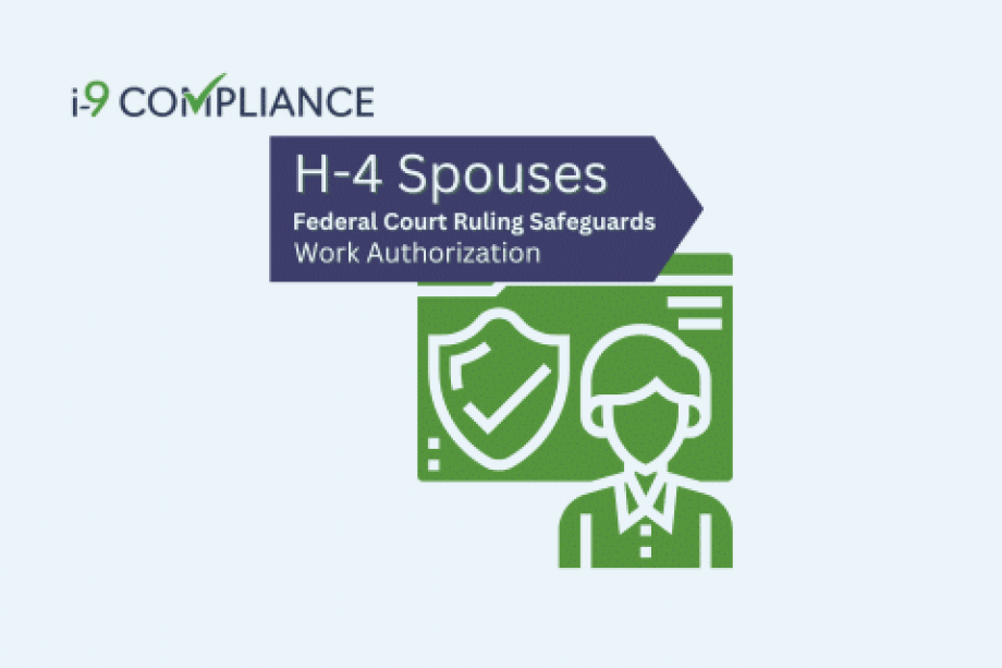 Federal Court Ruling Safeguards Work Authorization for H-4 Spouses