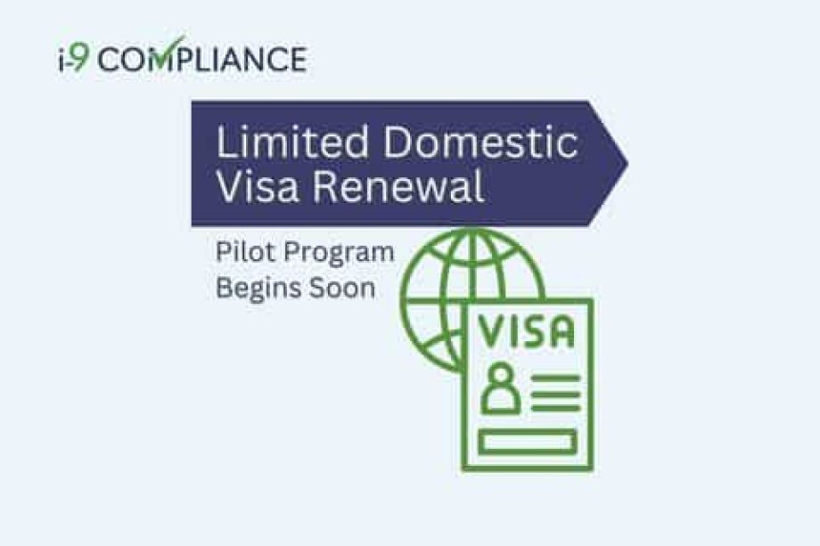 Pilot Program for Limited Domestic Visa Renewal Begins Soon