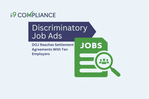 DOJ Reaches Settlement Agreements With Ten Employers Over Discriminatory Job Ads