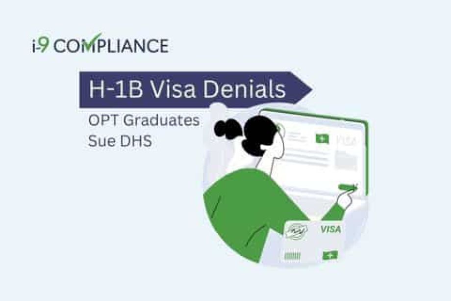 OPT Graduates Sue DHS Over H-1B Visa Denials