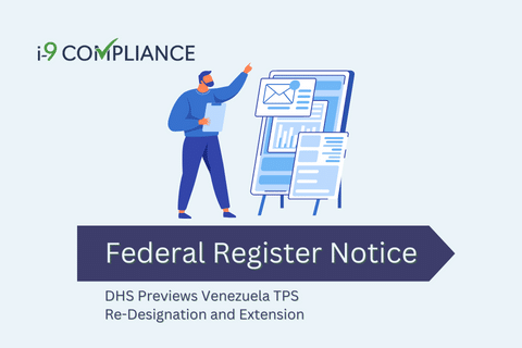 DHS Previews Venezuela TPS Re-Designation and Extension Federal Register Notice