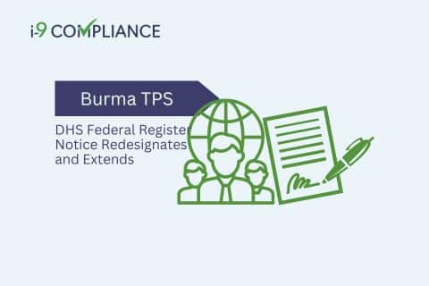 DHS Federal Register Notice Redesignates and Extends Burma TPS